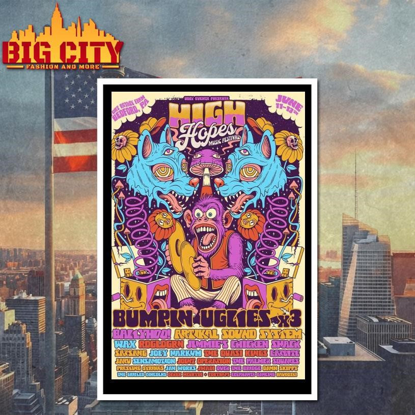 High Hope Music June 11-13 2026 In Bedford, PA Poster Shirt