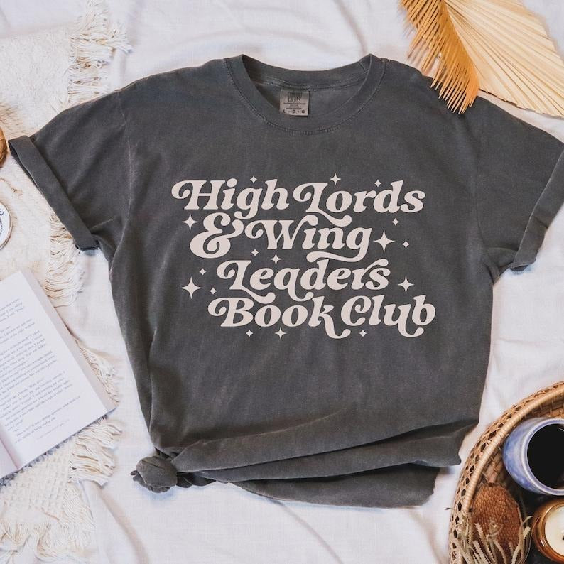 High Lord and Wingleader Book Club Tshirt | Fantasy Bookish Merch | Gift for Reader | Smut Dark romance Romantasy |...