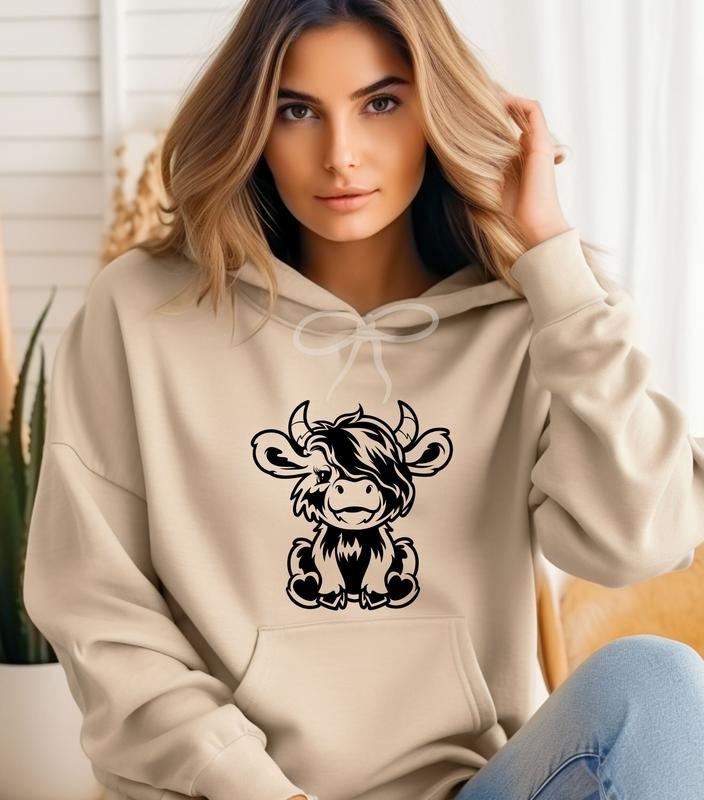 Highland Cow T Shirt Hoodie Sweater carhart Sweatshirtfarm Lifecute Cow Hoodiewestern Shirtgiftscow Sweatshirtfunny Cow...