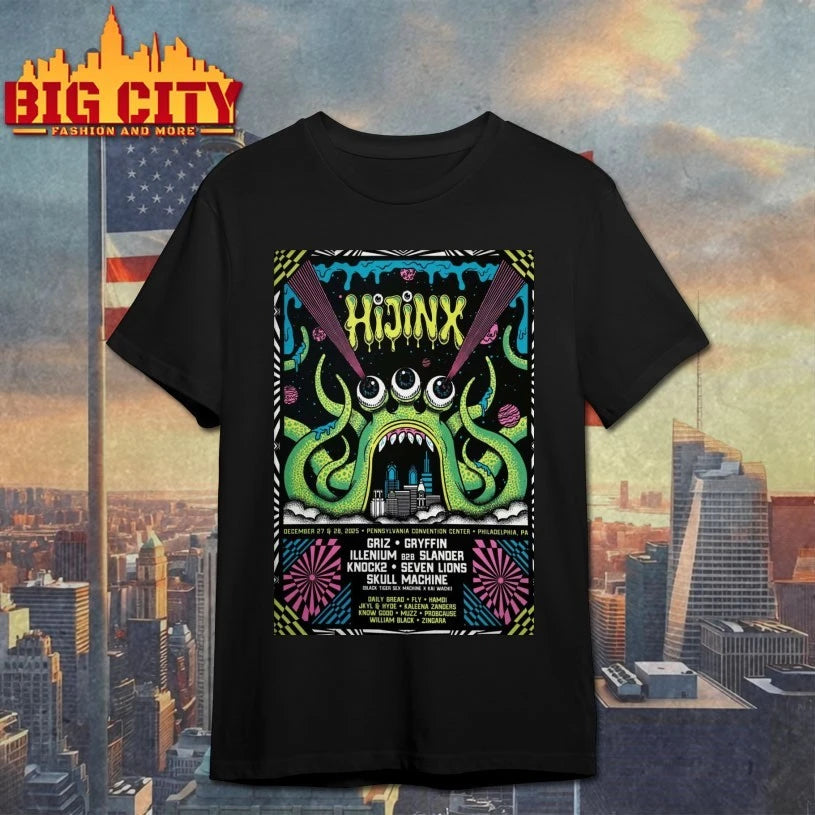 Hijinx Festival Dec 27-28 2025 Pennsylvania Convention Center In Philadelphia PA Poster shirt