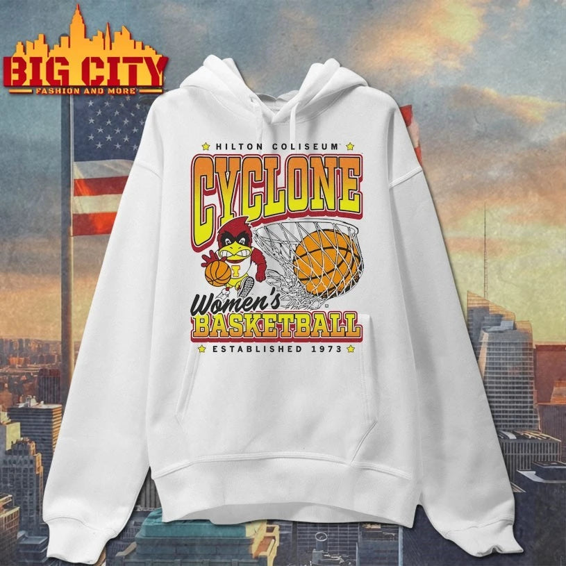 Hilton coliseum Cyclone Women’s Basketball Established 1973 shirt