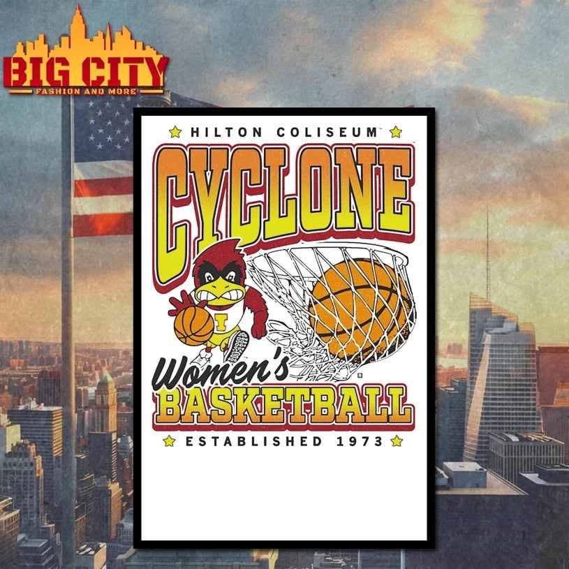 Hilton coliseum Cyclone Women’s Basketball Established 1973 shirt