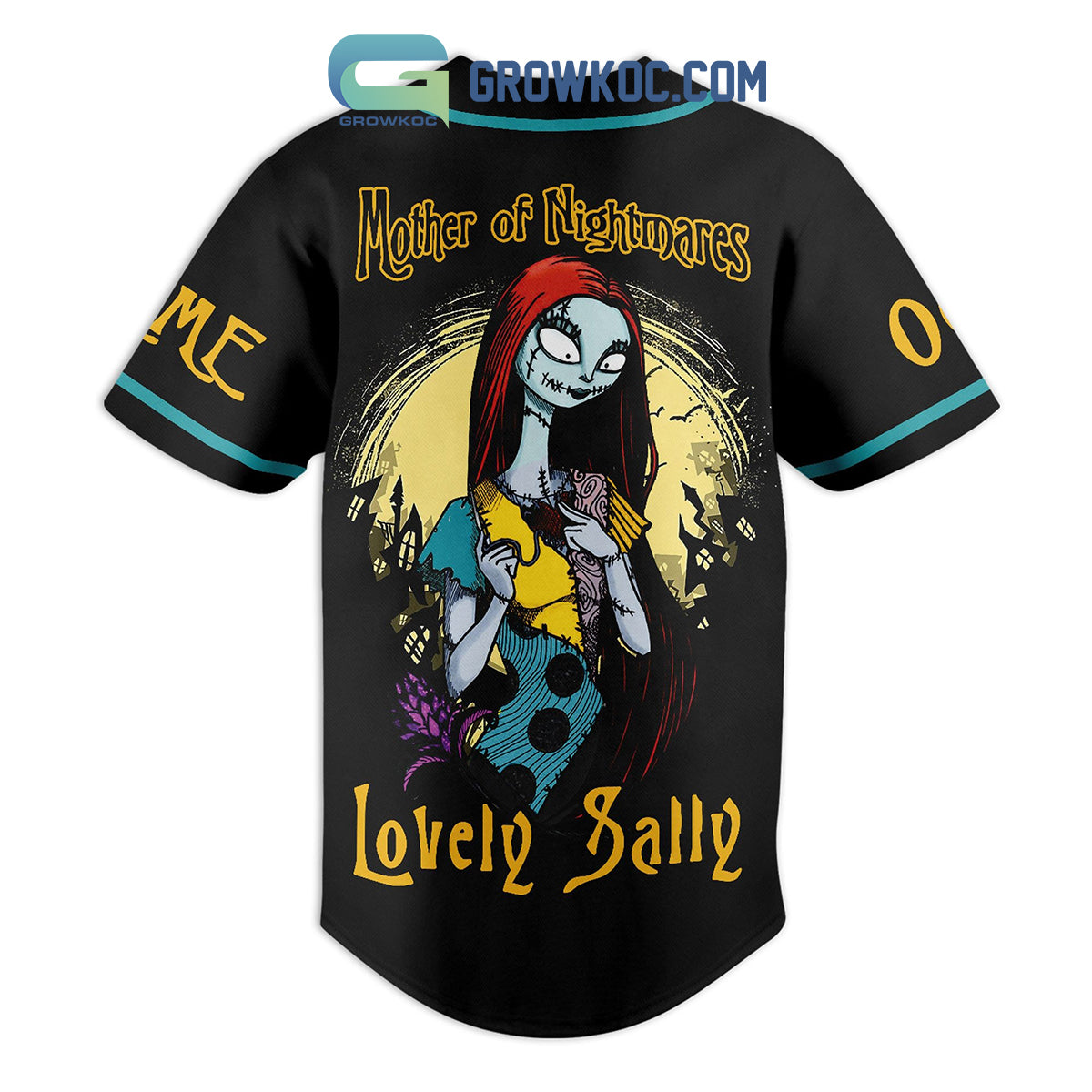 His Sally Mother Of Nightmares Lovely Sally Personalized Baseball Jersey