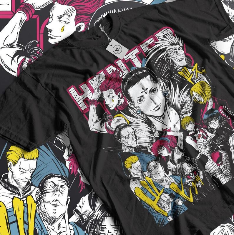 Hisoka Shirt Hunter X Hunter Manga Strip HXH Anime Unisex shirt T-Shirt S-4XL Tshirt S-4XL Hoodie, Sweatshirt