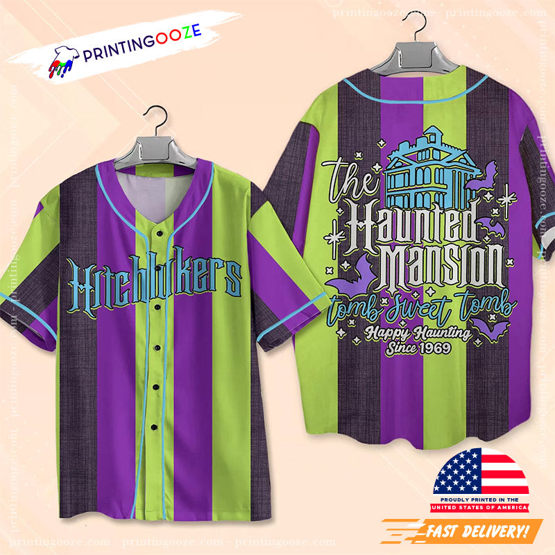 Hitchhikers Haunted Mansion Baseball Jersey