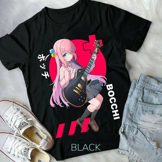 Hitori Gotou Bocchi the Rock T-Shirt S-4XL Yamada,Nijika Ijichi Anime Girl Tshirt S-4XL Hoodie, Sweatshirt | WearSparks.com