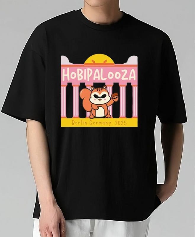 Hobipalooza Berlin 2025 Concert Tour T-Shirt Game Day Football Shirt Bold Style Hoodie, Sweatshirt | WearSparks.com