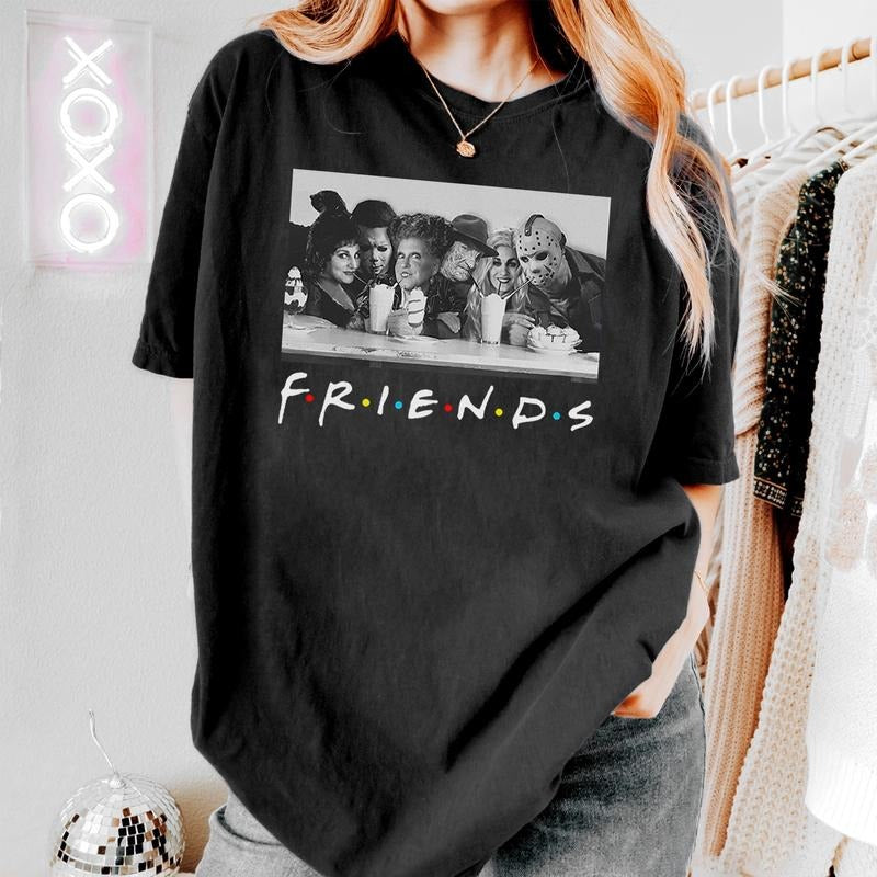 Hocus Pocus Movie Shirt Jason Voorhees Michael Myers Freddy Krueger Sandersons Sisters   Halloween Shirt Halloween Movie...