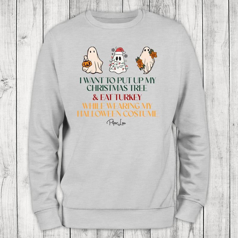 Holiday | Holiday Ghosts Sweatshirt Classic Womenswear, #halloween #christmas #fall #holidays #thanksgiving #colorprint...