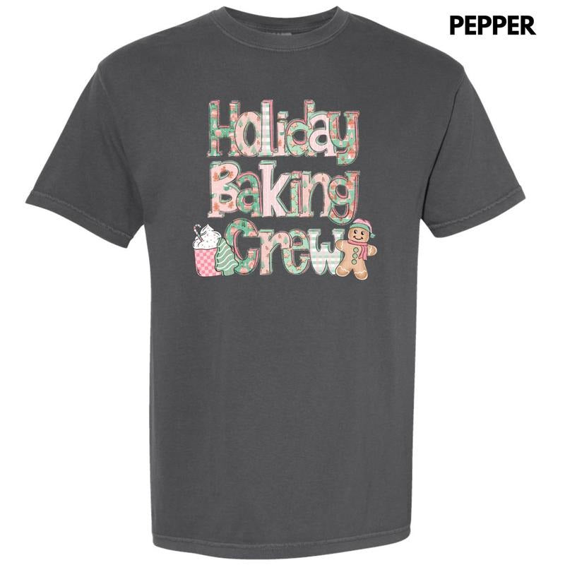 Holiday Baking Crew Comfort Colors T-Shirt Hoodie, Sweatshirt | WearSparks.com