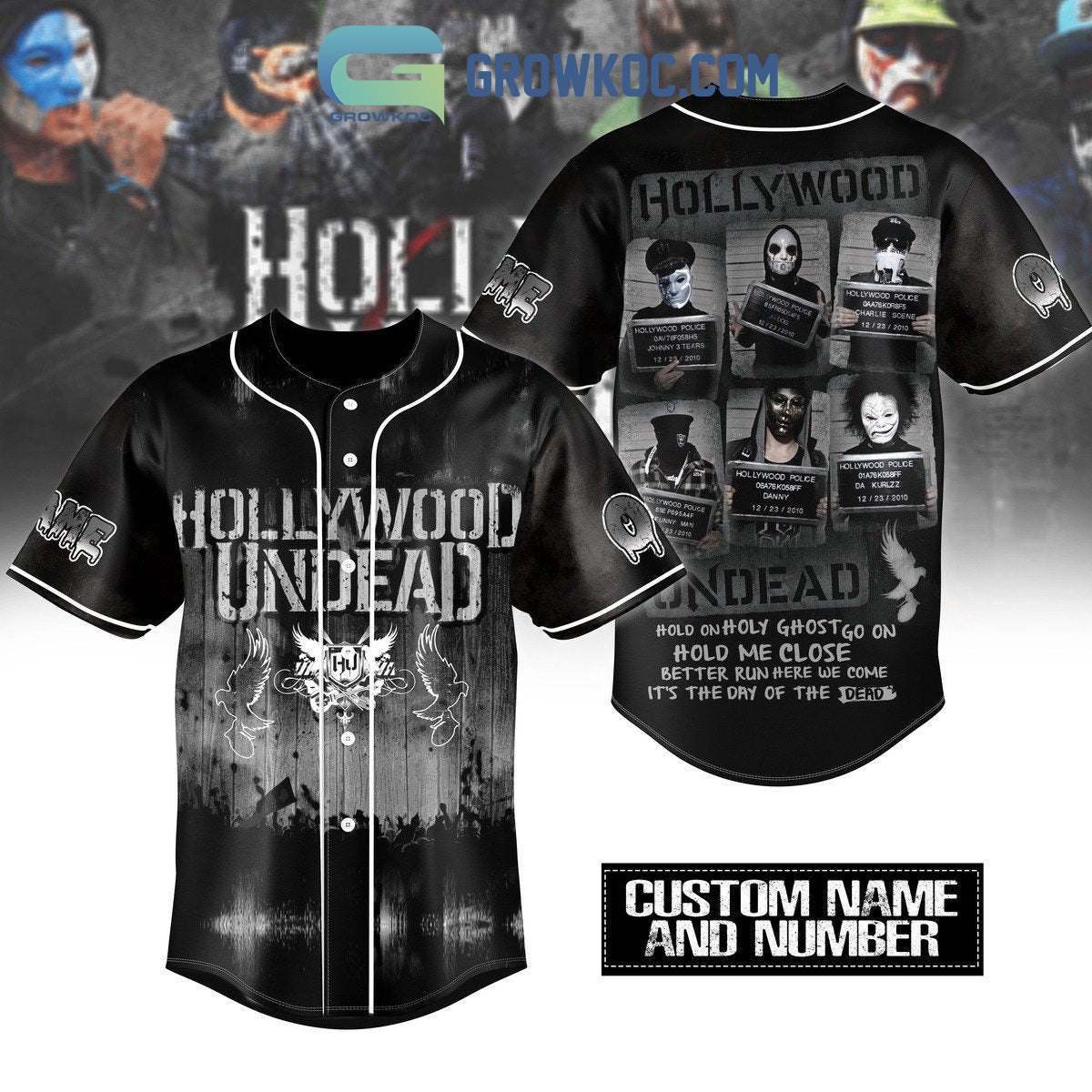 Hollywood Undead Hold On Holy Ghost Go On Personalized Baseball Jersey