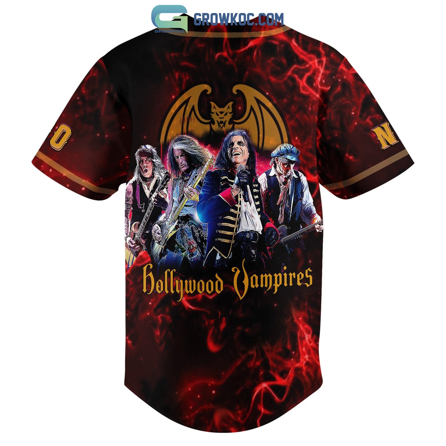 Hollywood Vampires Bad As I Am Personalized Baseball Jersey