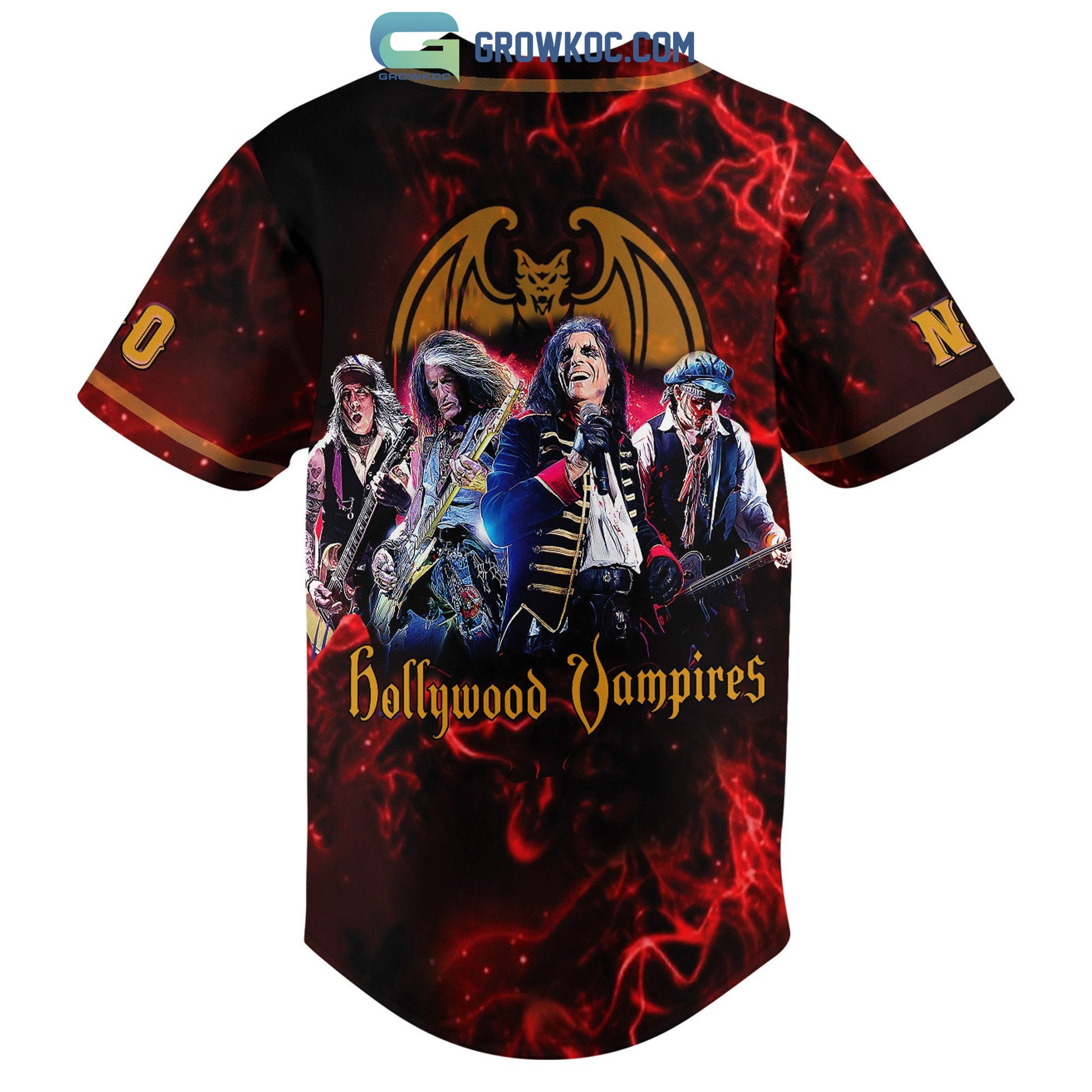 Hollywood Vampires Bad As I Am Personalized Baseball Jersey