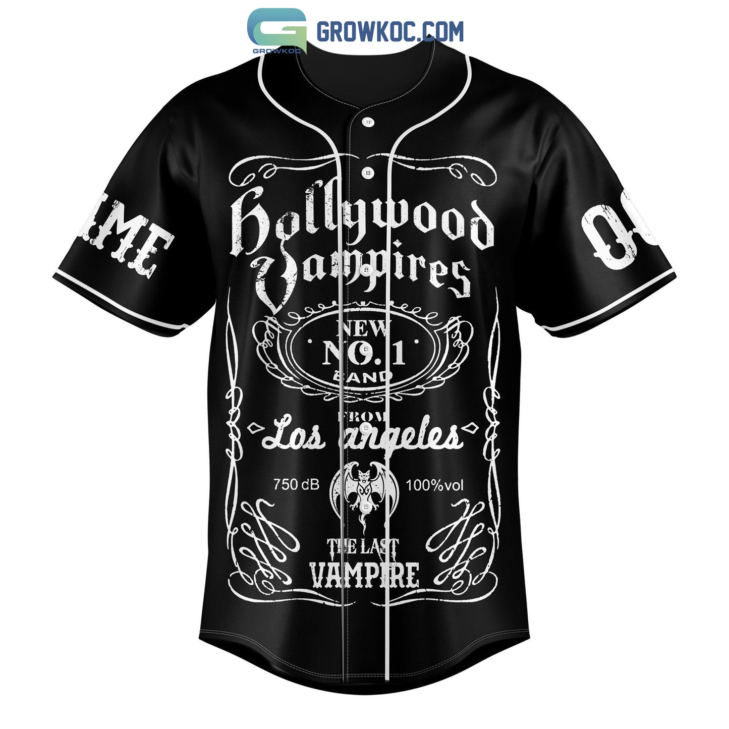 Hollywood Vampires Bad As I Am The Last Vampire Personalized Baseball Jersey