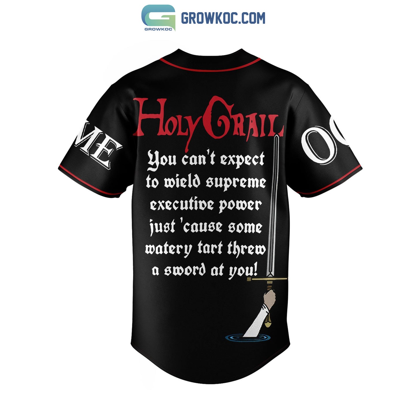 Holy Grail The Black Knight Bridge Club Personalized Baseball Jersey