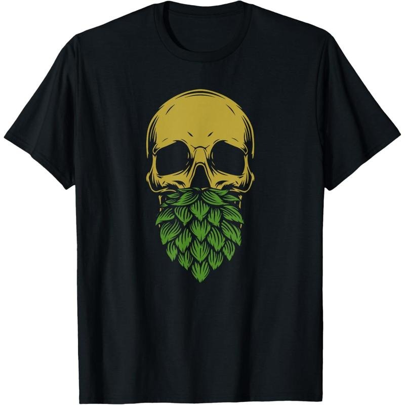 Home Brewing - IPA Craft Beer Brewer Skull Hop Beard T-Shirt made in us Hoodie, Sweatshirt | WearSparks.com