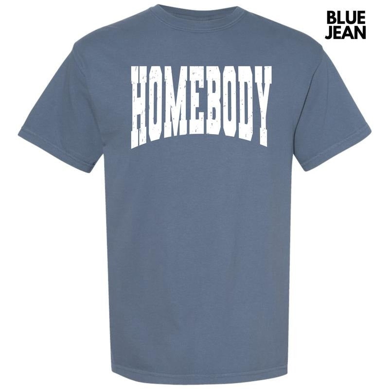 Homebody Varsity Letter Comfort Colors T-Shirt 'NLB' Hoodie, Sweatshirt | WearSparks.com