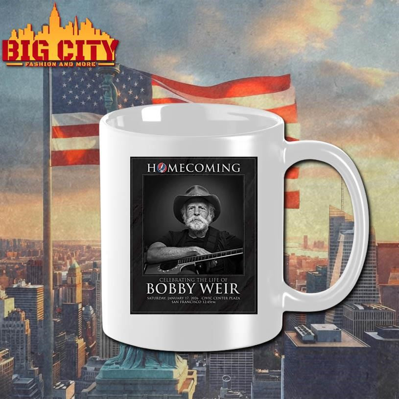 Homecoming Celebrating The Life Of Bobby Weir January 17 2026 Civic Center Plaza Shirt