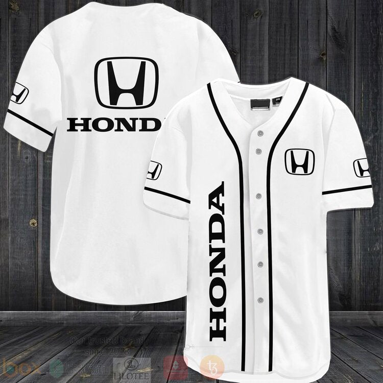 FASHION Honda Baseball Jerseys Botton Shirt