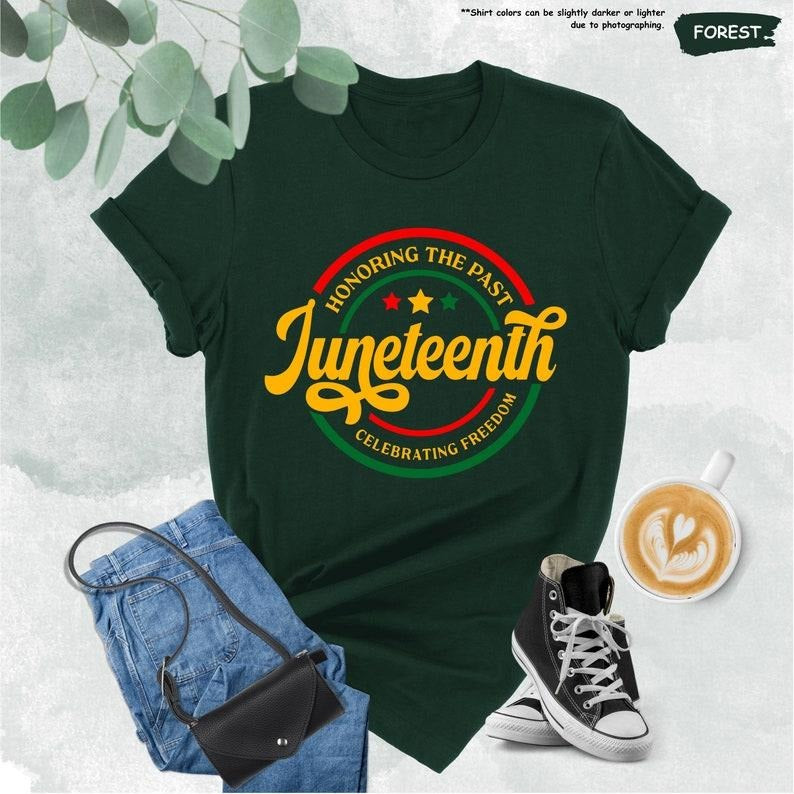 Honoring The Past Juneteenth Shirt, Celebrating Freedom Shirt, Black History Shirt, Black Lives Shirt,Human Rights...