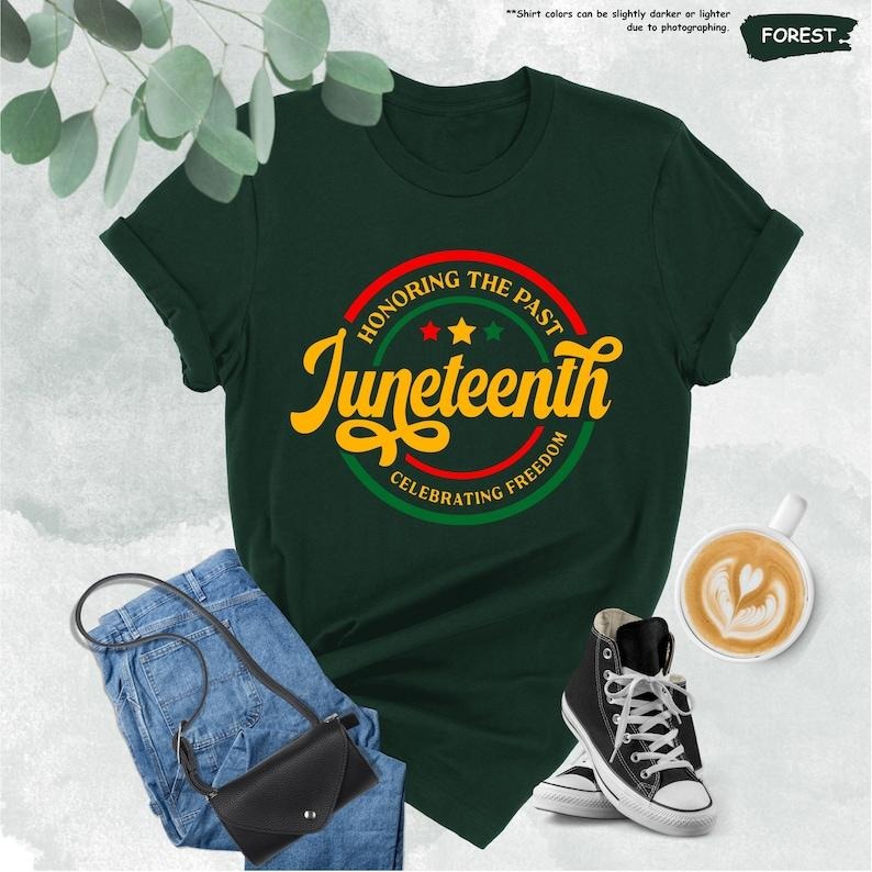Honoring The Past Juneteenth Shirt, Celebrating Freedom Shirt, Black History Shirt, Black Lives Shirt,Human Rights...