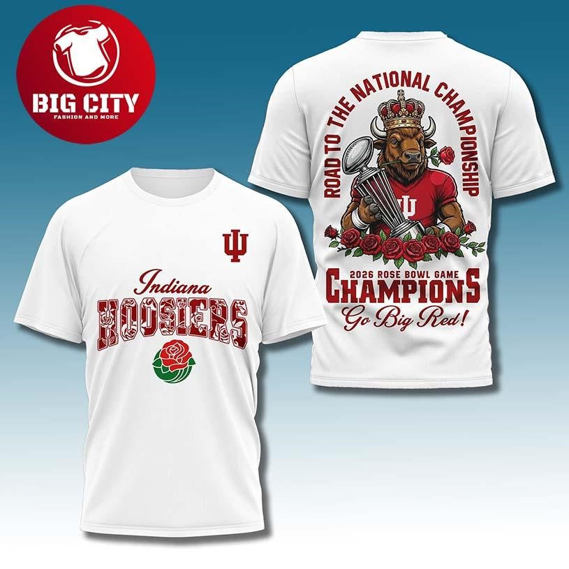 Hoosiers Road To The National Championship 2026 Two Sided Shirt
