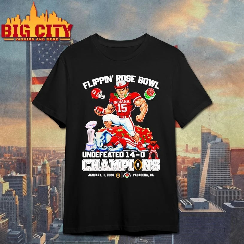 Hoosiers Rose Bowl Champs Undefeated 14-0 shirt