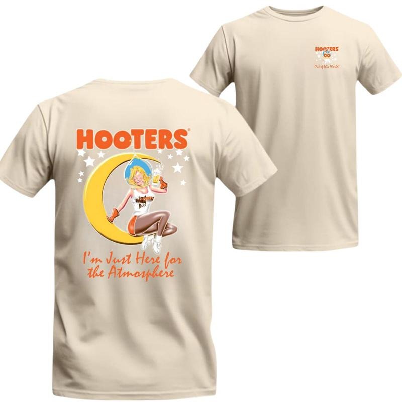 Hooters Atmosphere T-shirt - Fun And Retro Design Stylish And Comfortable Perfect For Casual Wear High-quality For Men...