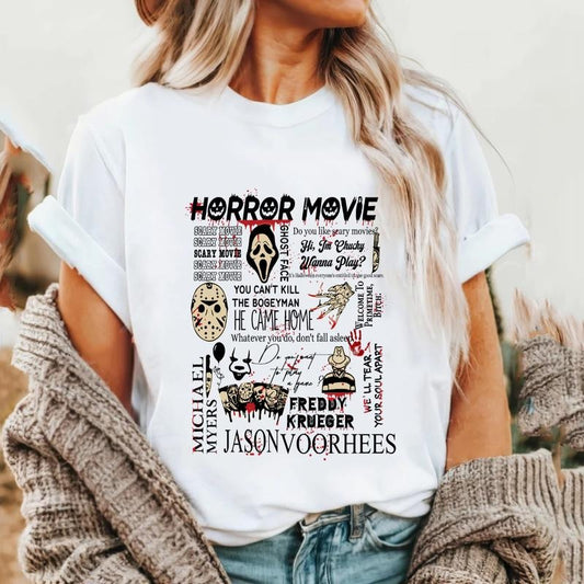 Horror movies character Friend Halloween friend  T-shirt Hoodie, Sweatshirt | WearSparks.com