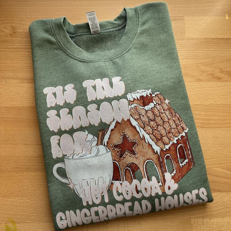 Hot Cocoa Tis The Season Gildan Sweatshirt T-Shirts, Hoodie | WearSparks.com