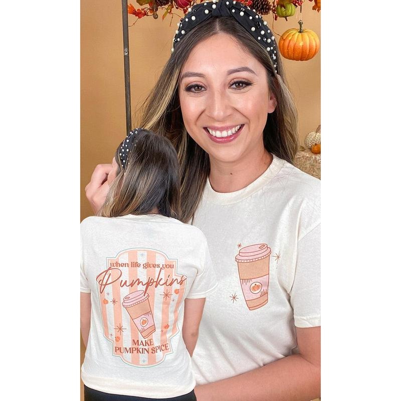 Hot Coffee Pumpkin Spice Graphic T-Shirt Hoodie, Sweatshirt | WearSparks.com