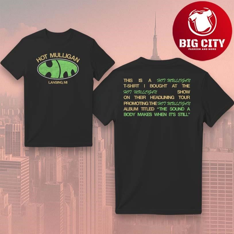 Hot Mulligan Bubble Logo Tour 2026 Two Sided Shirt