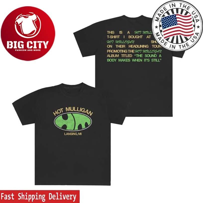 Hot Mulligan Bubble Logo Tour Two Sided Shirt