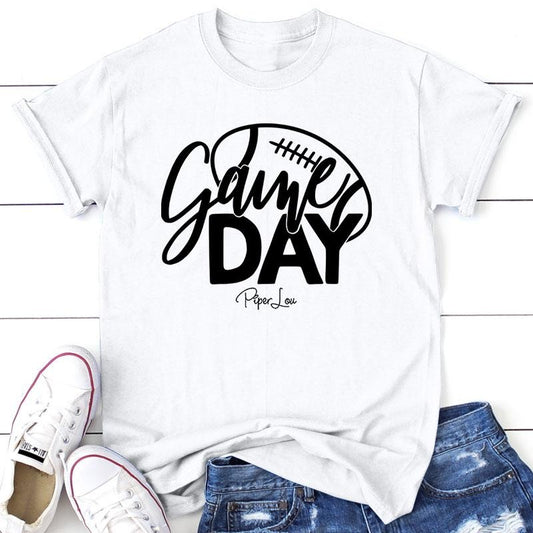 Game Day Football Apparel, Proudly Printed In The USA, Tee / Tank / V Neck Gray / White / Blue / Hot Pink, #sassy #cute...