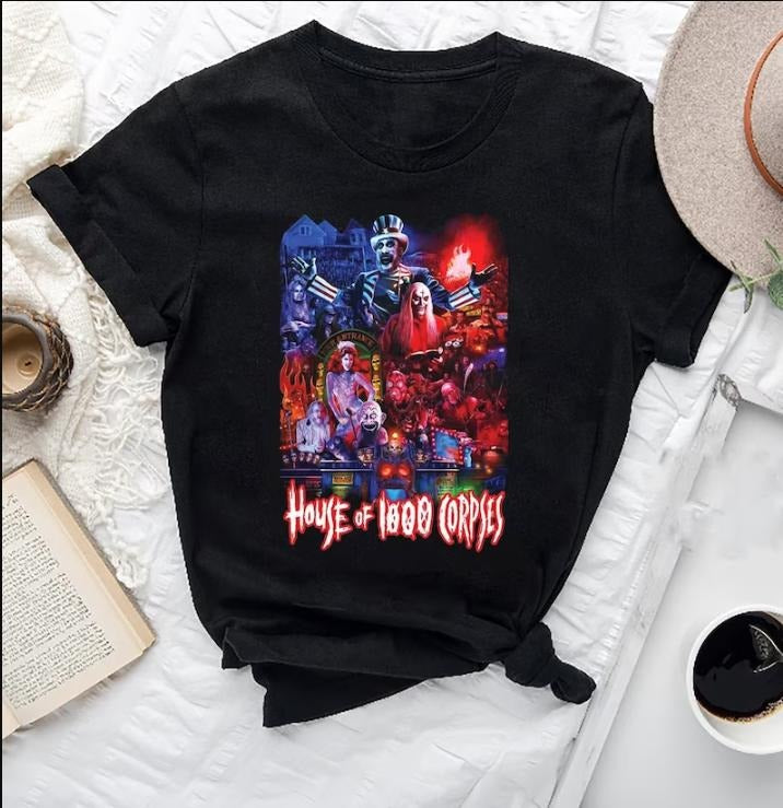 House Of 1000 Corpses Movie T-Shirt, Horror Movie T Shirt, Gift For Fans, Movie Shirt Hoodie, Sweatshirt | WearSparks.com