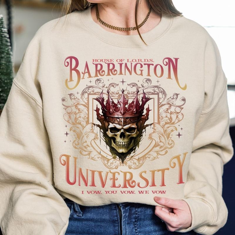 House Of Lords Barrington University Sweatshirt For The Ritual's Fan, Quote From The Vitual Hoodie, Dark Romance Unisex...
