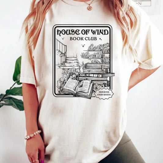 House of Wind Book Club Shirt, ACOTAR Shirt, Night Court Velaris Shirt, House Of Wind Library Shirt, Sarah J Maas merch...
