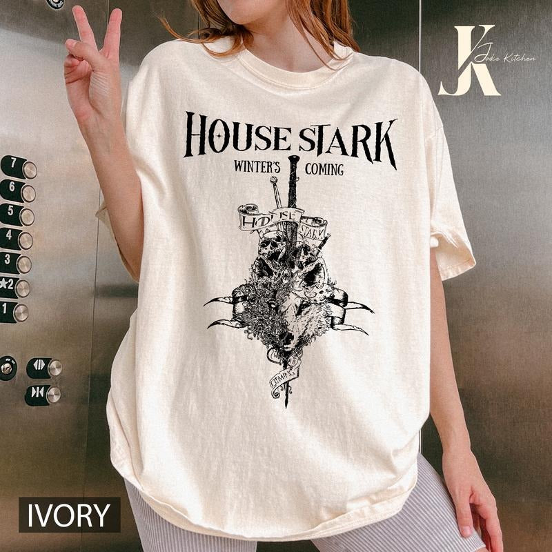 House of the Dragon Stark Comfort Colors Shirt, Stark House Comfort Colors Shirt, House of the Dragon Season 2...