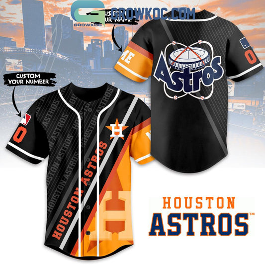 Houston Astros Home Stadium Baseball Fan Love Personalized Baseball Jersey
