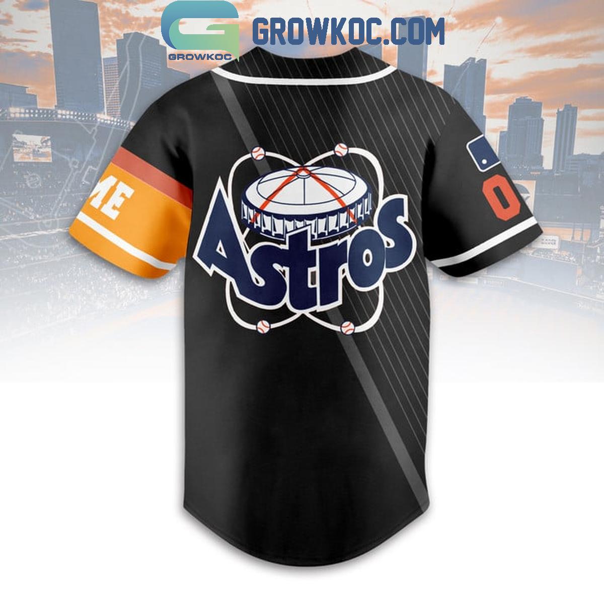 Houston Astros Home Stadium Baseball Fan Love Personalized Baseball Jersey