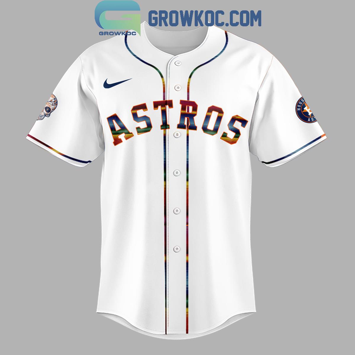 Houston Astros Baseball 2024 Hispanic Heritage Month Personalized Baseball Jersey