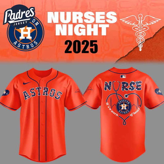 Houston Astros Baseball Jersey Outfit For Nurses Night 2025 - Padres Jersey Oasis: Elevate Your Baseball Style Game...