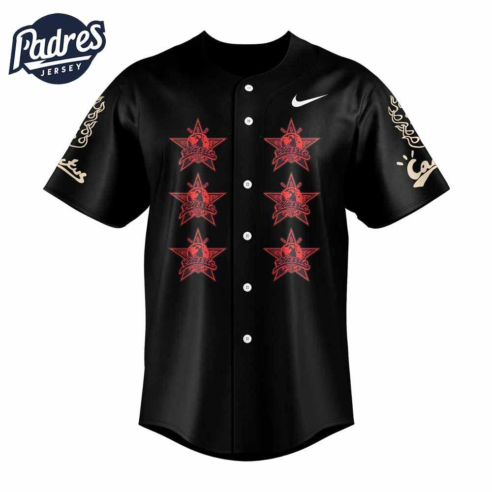 Houston Astros Cactus Jack Foundation Black Baseball Jersey - Padres Jersey Oasis: Elevate Your Baseball Style... (Image 2)