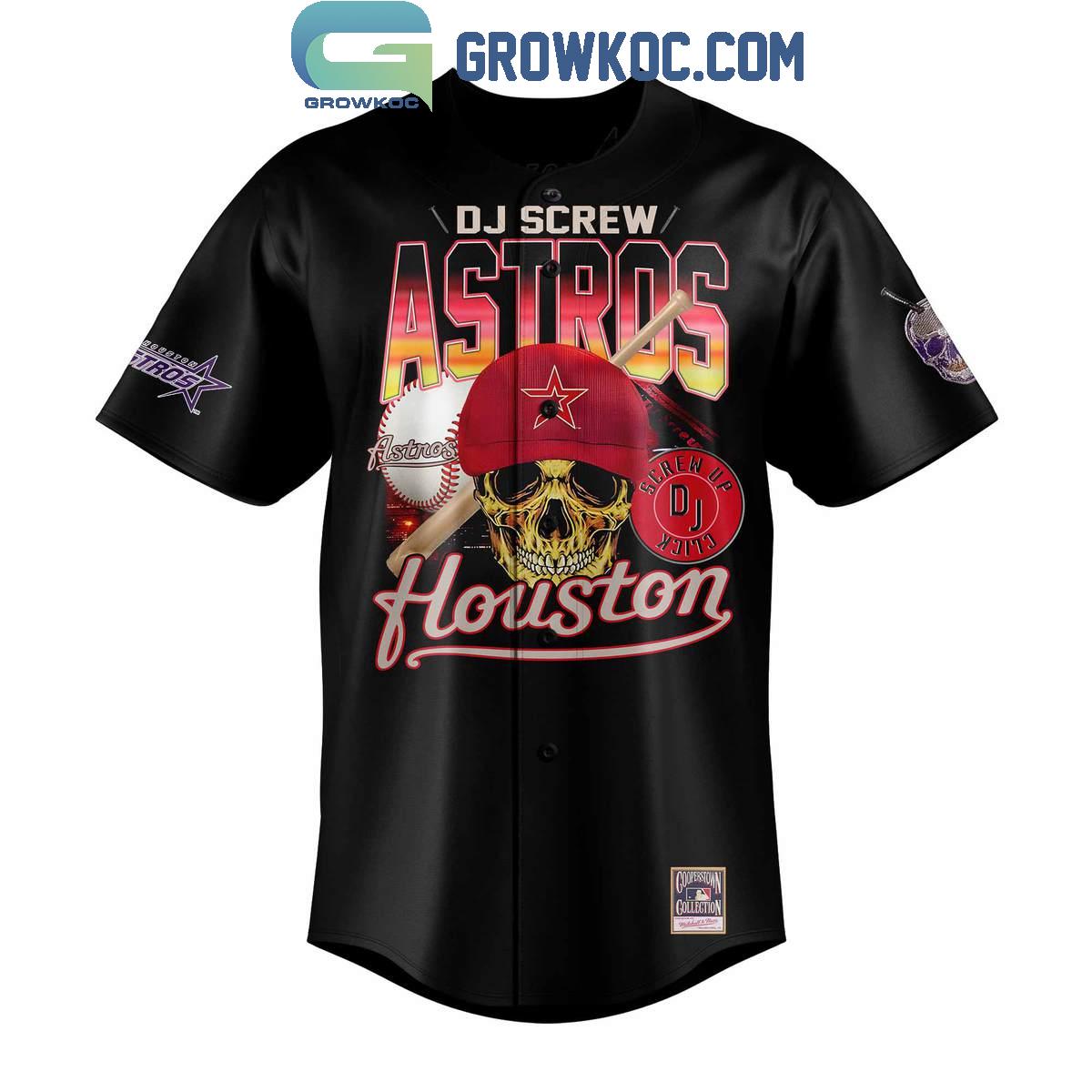 Houston Astros DJ Screw Collection 2024 Fan Personalized Baseball Jersey