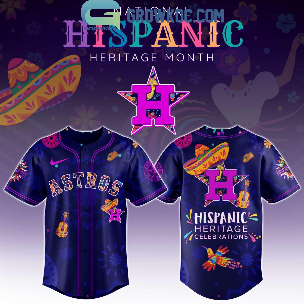 Houston Astros Hispanic Heritage Celebrations 2025 Baseball Jersey