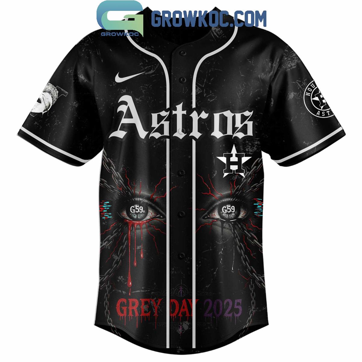 Houston Astros Mix Suicideboys Grey Day 2025 Baseball Jersey
