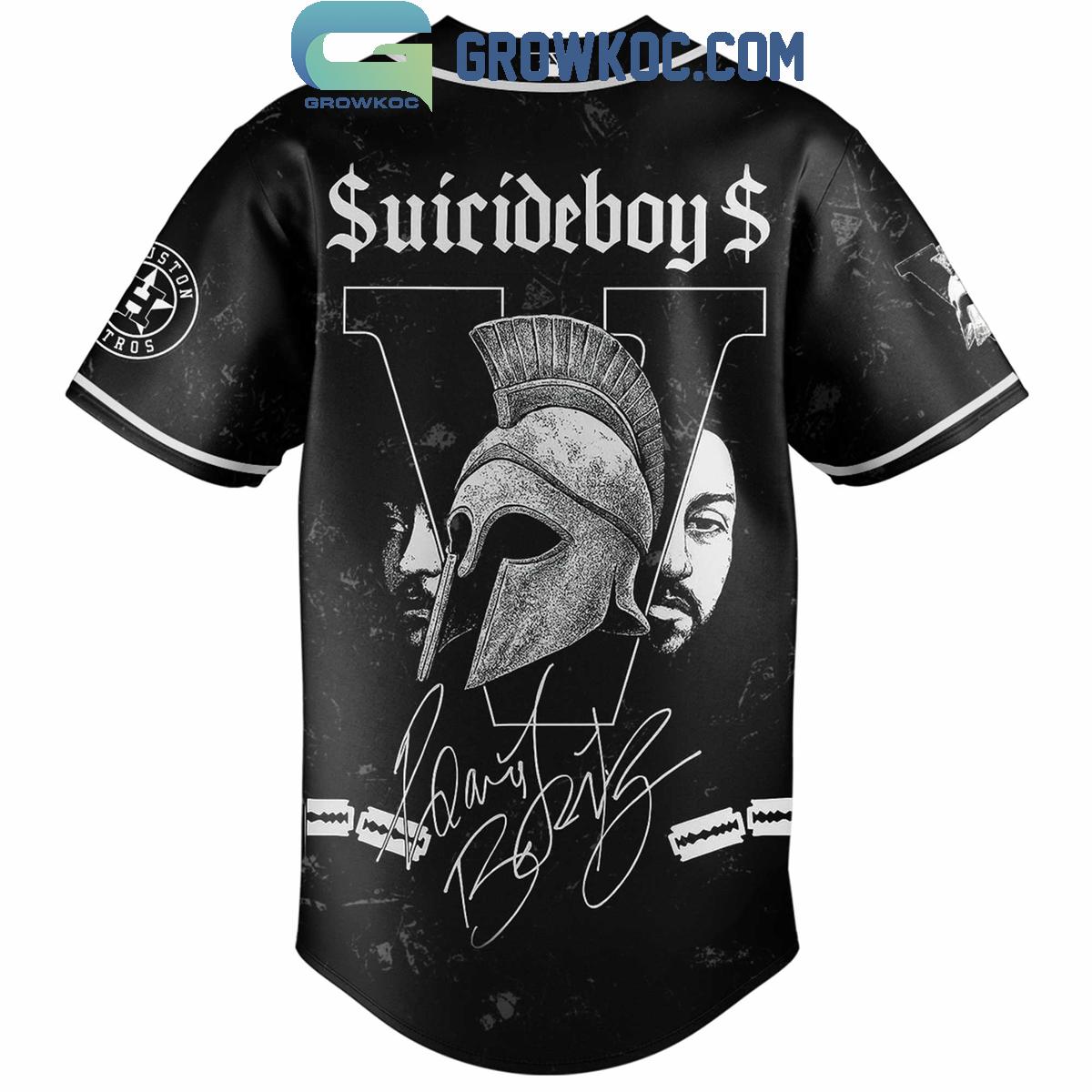 Houston Astros Mix Suicideboys Grey Day 2025 Baseball Jersey