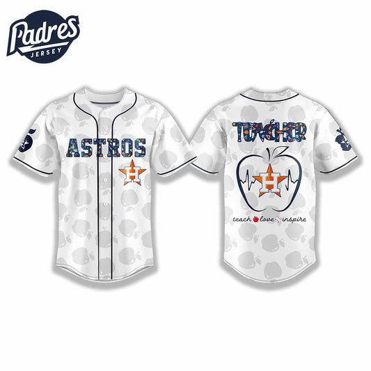 Houston Astros Teacher Night 2025 Baseball Jersey Outfit - Padres Jersey Oasis: Elevate Your Baseball Style... (Image 1)