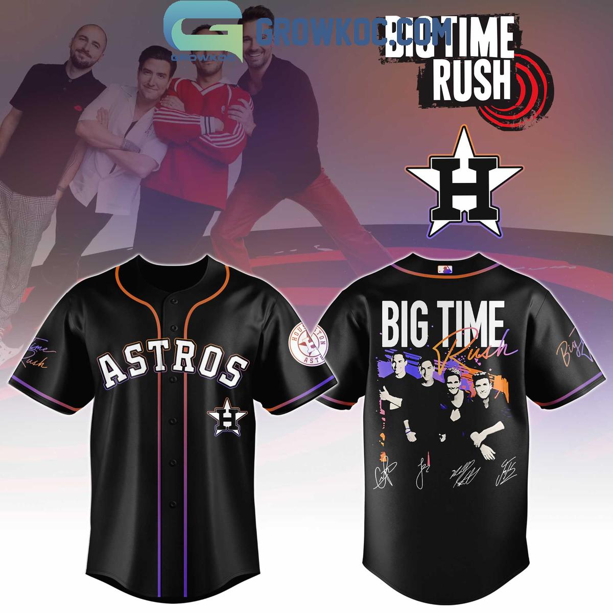 Houston Astros x Big Time Rush Tour 2025 Baseball Jersey