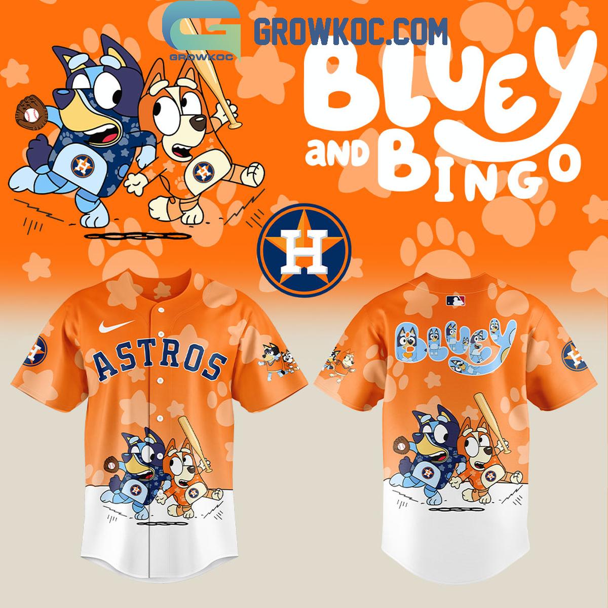 Houston Astros x Bluey and Bingo Baseball Jersey